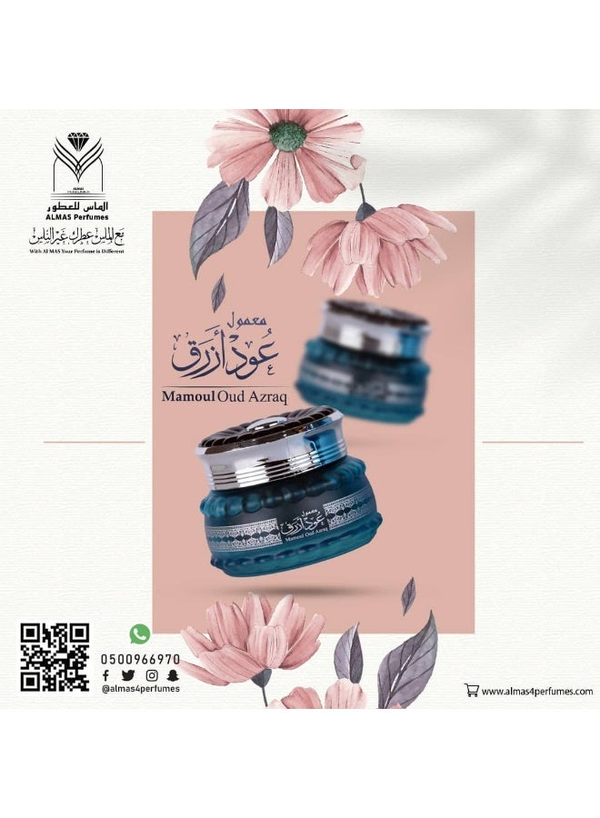 الماس معمول عود أزرق، عود أزرق 60 جرام - Image 4
